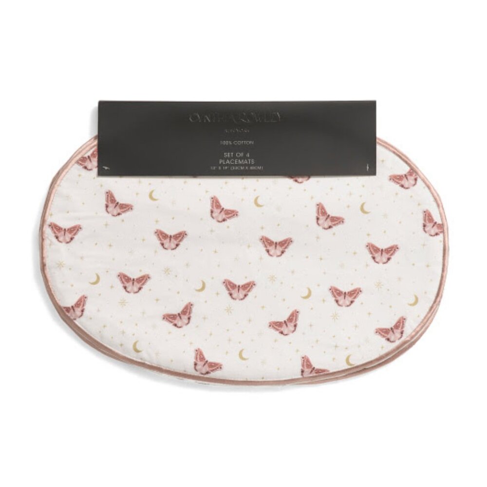 CYNTHIA ROWLEY COSMIC BUTTERLY SET OF FOUR PLACEMATS